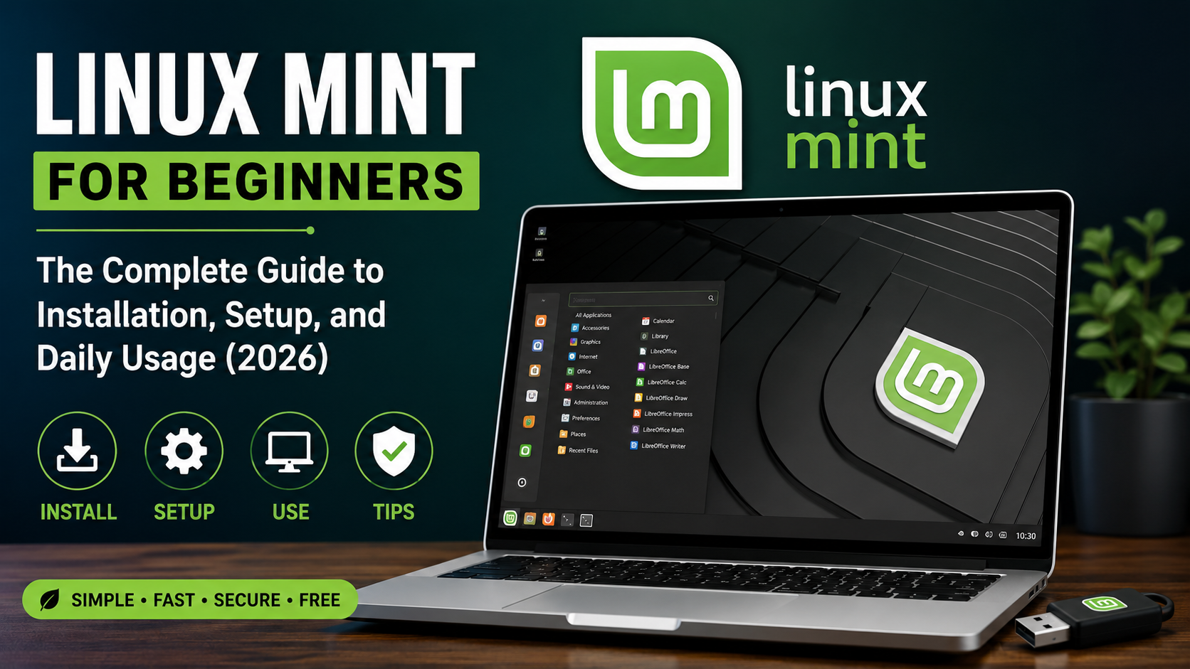 Linux Mint for Beginners: The Complete Guide to Installation, Setup, and Daily Usage (2026)